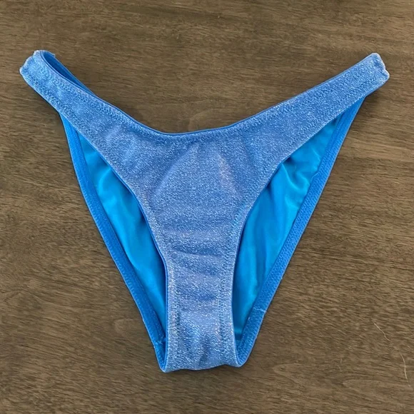 Triangl sparkly blue M bikini bottoms - Picture 1 of 7